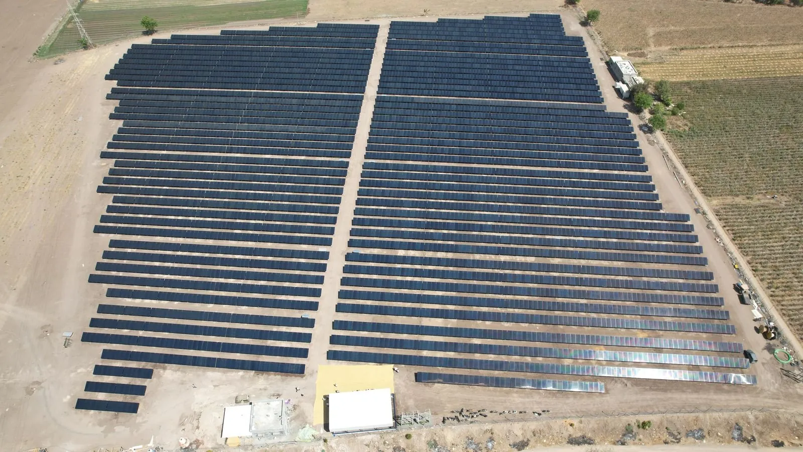 3.44 MW ground-mounted solar park near Amreli city, Amreli district, Gujarat