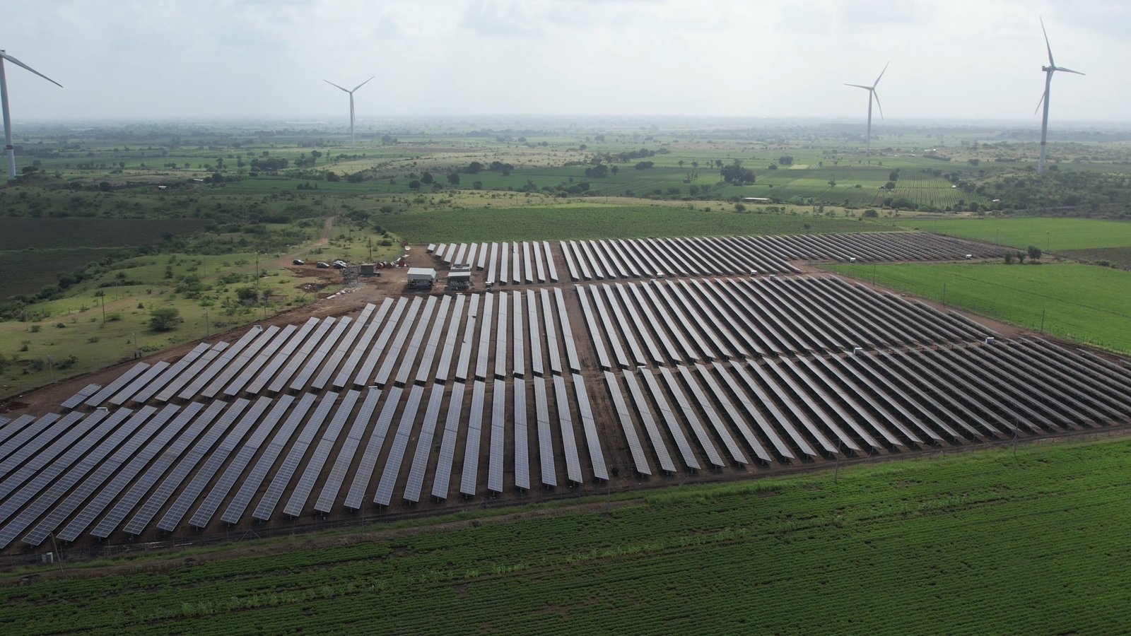6.02 MW utility-scale ground-mounted solar farm at Chavand, Amreli district, Gujarat