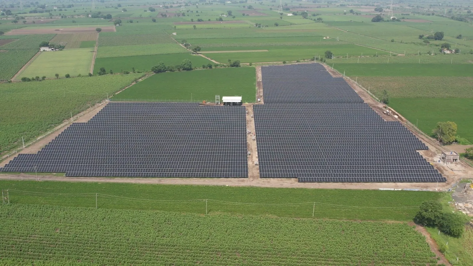 3.74 MW ground-mounted solar farm at Sultanpur, Bhavnagar district, Gujarat